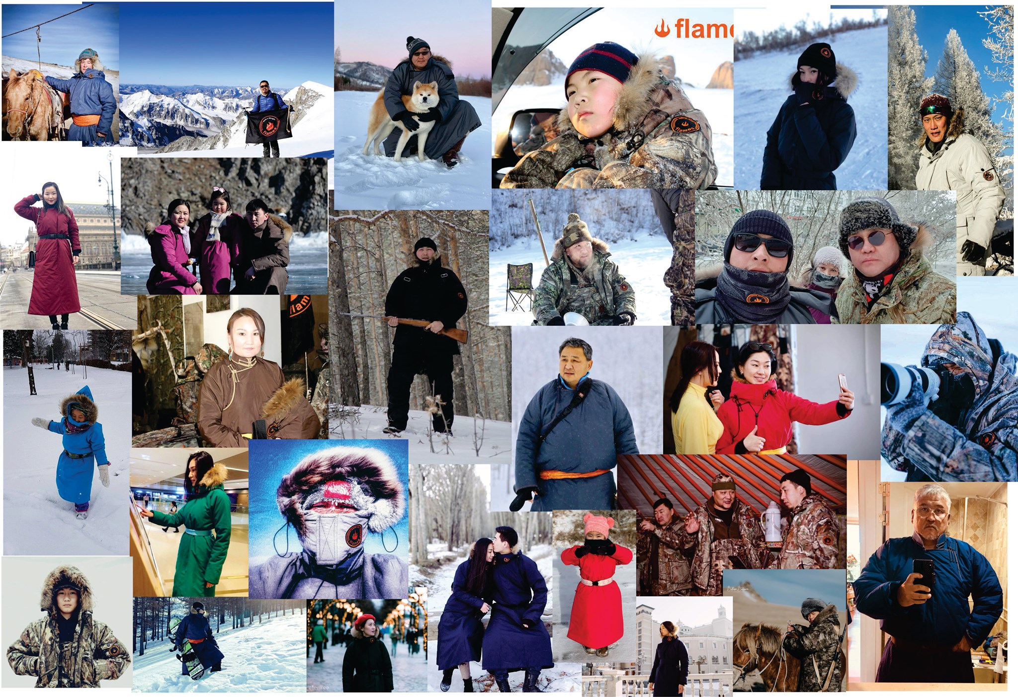 Flames Mongolian brand